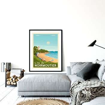 Affiche Voyage Noirmoutier France - 30x40 cm 3