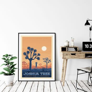 Affiche Voyage Joshua Tree National Park - Etats-Unis - 30x40 cm 2