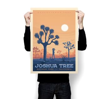 Affiche Voyage Joshua Tree National Park - Etats-Unis - 30x40 cm 4