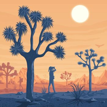 Affiche Voyage Joshua Tree National Park - Etats-Unis - 30x40 cm 5