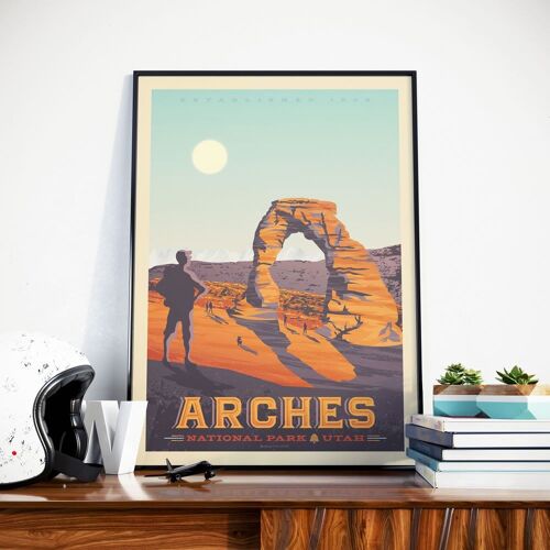 Affiche Voyage Arches National Park - Etats-Unis - 30x40 cm