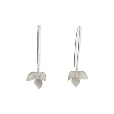 Silver Reina earrings