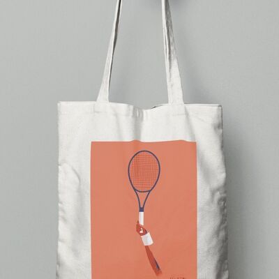 Tote bag sport ou sac " Raquette de Tennis "