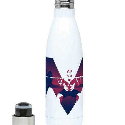 CrossFit insulated sports bottle "Men's Weightlifting" - Customizable