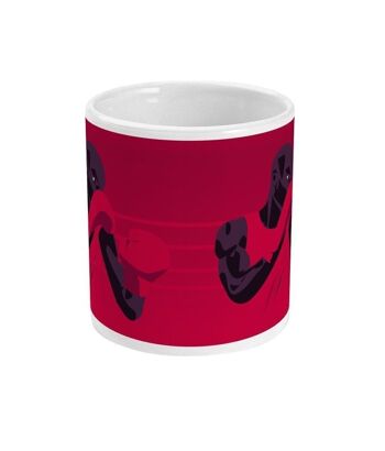 Tasse sport ou mug boxe/boxing "Le boxeur rouge" - Personnalisable 3