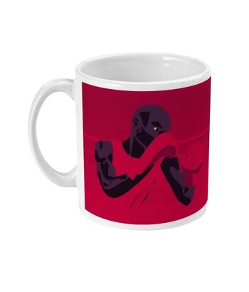 Tasse sport ou mug boxe/boxing "Le boxeur rouge" - Personnalisable 6