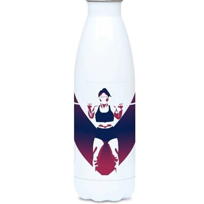 CrossFit insulated sports bottle "Women's Weightlifting" - Customizable