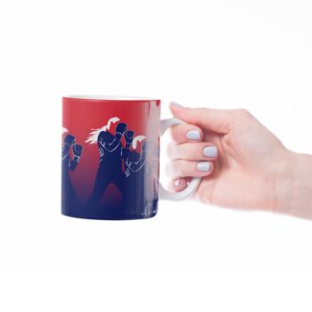 Tasse sport ou mug boxe/boxing "Sur le ring  du boxeur et de la boxeuse" - Personnalisable 1