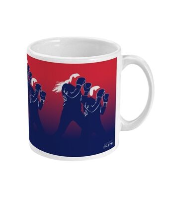 Tasse sport ou mug boxe/boxing "Sur le ring  du boxeur et de la boxeuse" - Personnalisable 4