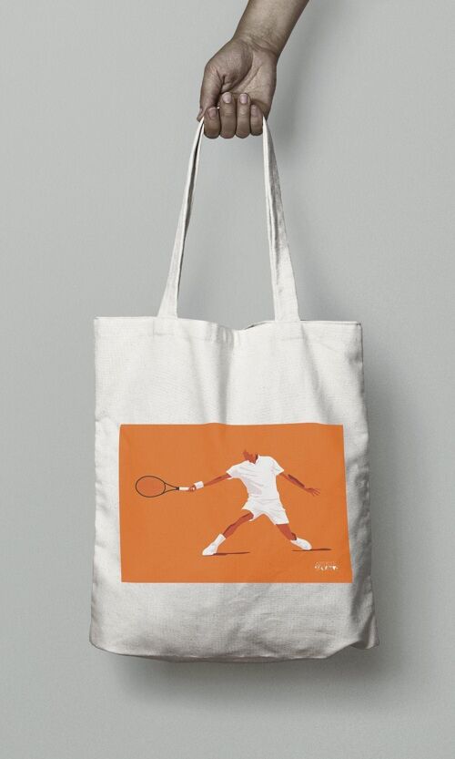 Tote bag sport ou sac "Joueur de Tennis"