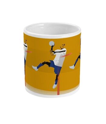 Tasse sport ou mug Handball "Martin le handballeur" - Personnalisable 2