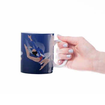 Tasse sport ou mug Gymnastique "Tatiana la gymnaste" - Personnalisable 1