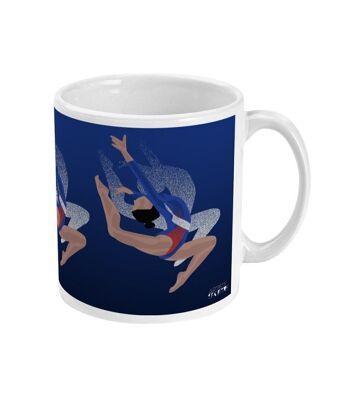 Tasse sport ou mug Gymnastique "Tatiana la gymnaste" - Personnalisable 4