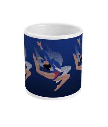 Tasse sport ou mug Gymnastique "Tatiana la gymnaste" - Personnalisable 6