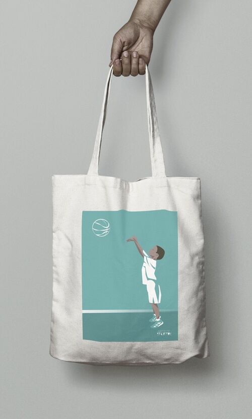 Tote bag sport ou sac "Basketball boy"