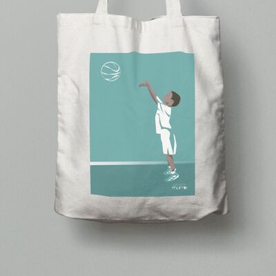 Tote bag sport ou sac "Basketball boy"