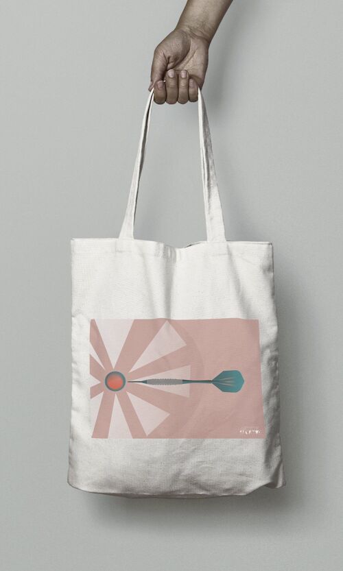 Tote bag sport ou sac "Les fléchettes"