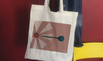 Tote bag sport ou sac "Les fléchettes" 2