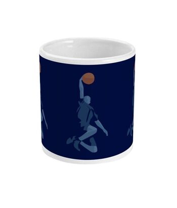 Tasse sport ou mug basketball "Le dunk" - Personnalisable 2