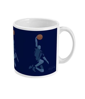 Tasse sport ou mug basketball "Le dunk" - Personnalisable 4
