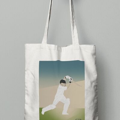 Tote bag sport ou sac Cricket " Cover drive  "