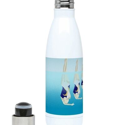 Botella deportiva isotérmica para natación sincronizada "Danza del agua" - Personalizable