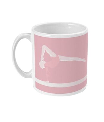 Tasse sport ou mug Gymnastique rose "Latika la gymnaste" - Personnalisable 7