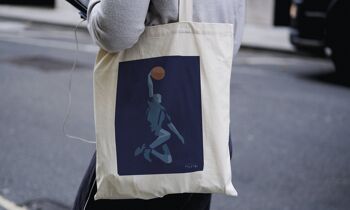 Tote bag sport ou sac basketball " Le dunk " 4