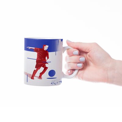 Tasse sport ou mug football "L'enfant footeaux" - Personnalisable