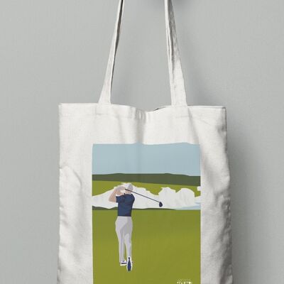 Tote bag sport ou sac "Golf à Beachy Head"