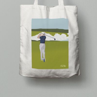 Tote bag sport ou sac "Golf à Beachy Head"