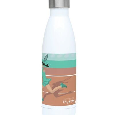 Insulated sports bottle "Tennis player" - Customizable