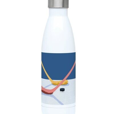 Insulated sports bottle "Hockey it slides" - Customizable