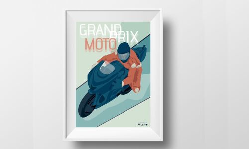 Affiche sport "Moto GP"