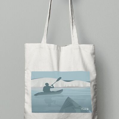 Tote bag sport ou sac Canoë Kayak  "Promenade à Beachy Head "