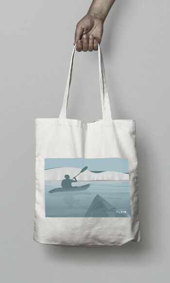 Tote bag sport ou sac Canoë Kayak  "Promenade à Beachy Head " 1