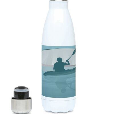 Canoe Kayak insulated sports bottle "Walk at Beachy Head" - Customizable