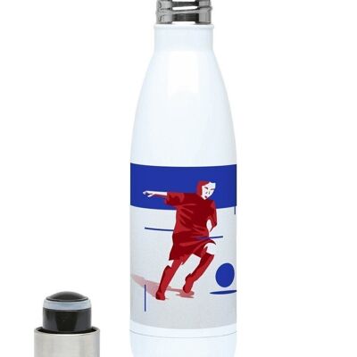 Children's football sports insulated bottle "L'enfant footballeux" - Customizable