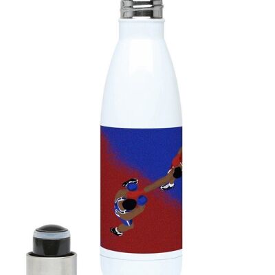 Boxing sport insulated bottle "Boxing top view" - Customizable