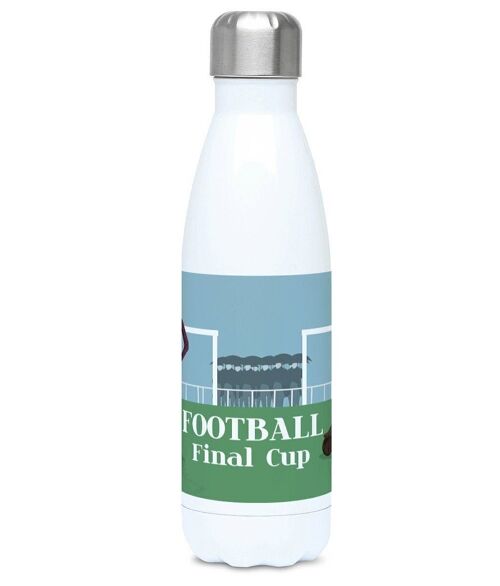 Gourde isotherme sport football vintage "The English Game" - Personnalisable