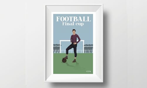 Affiche sport Football "The English Game"