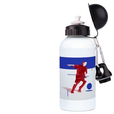 Aluminum sports football bottle for children "The football child" - Customizable