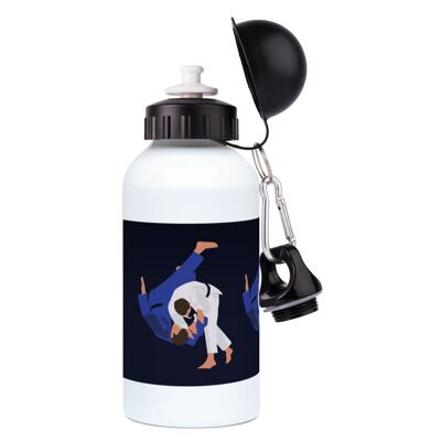 Botella de judo deportiva de aluminio para hombre "Le judoka" - Personalizable