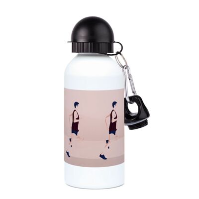 Aluminum sport athletics running bottle "A running man" - Customizable