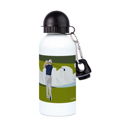 Aluminium-Sportflasche „Golf at the Seven Sisters“ – anpassbar