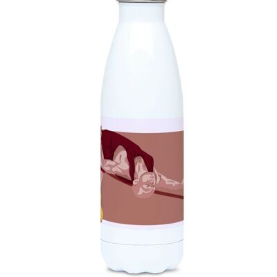 Athletics insulated sports bottle "Men's high jump" - Customizable