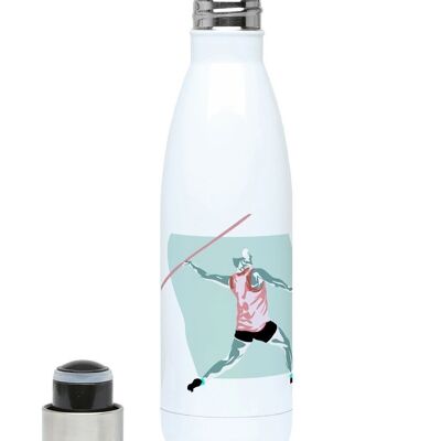 Athletics insulated sports bottle "Men's Javelin" - Customizable