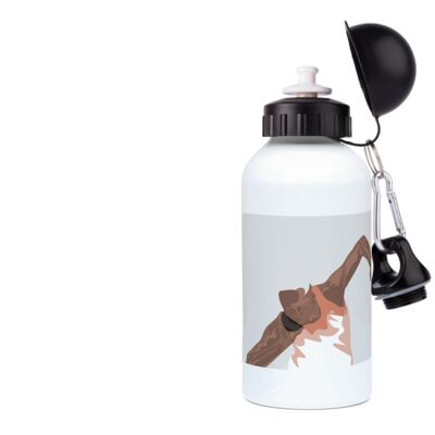 Botella deportiva de aluminio Atletismo "Lanzamiento de peso" - Personalizable