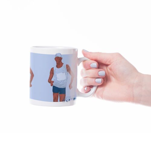 Tasse sport athlétisme "Marche homme" à personnaliser