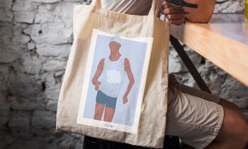 Tote bag sport ou sac athlétisme "Marche homme" 10